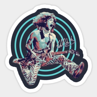 Van Halen Classic Jumping Signature Sticker